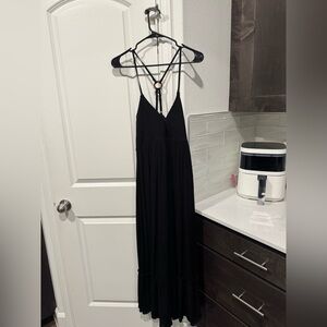 Black Contemporary Maxi Dress